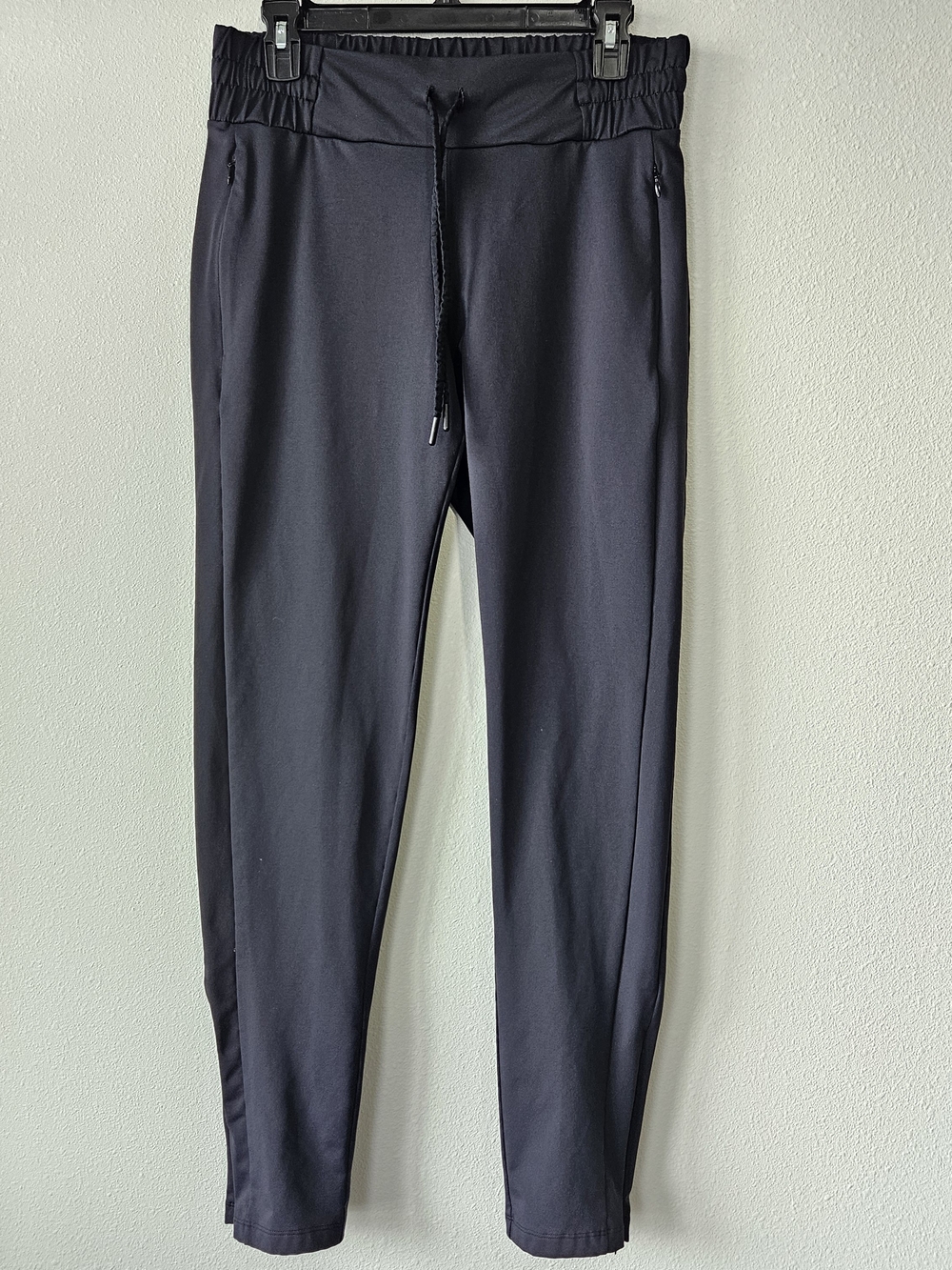 Jo+Jax Slim Black Drawstring Track Joggers Size Medium